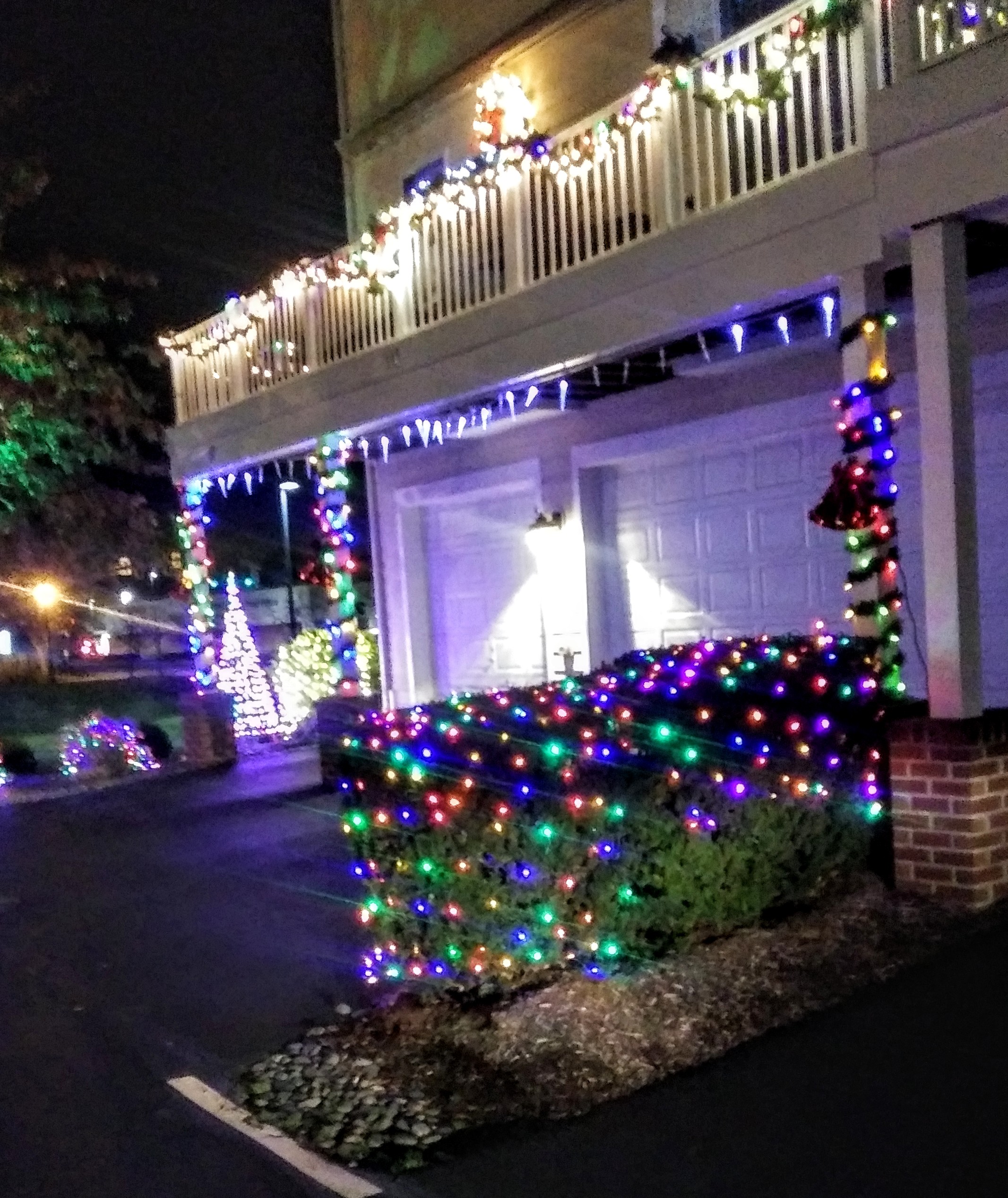 Decorated Townhouse Not Part of the Light Show