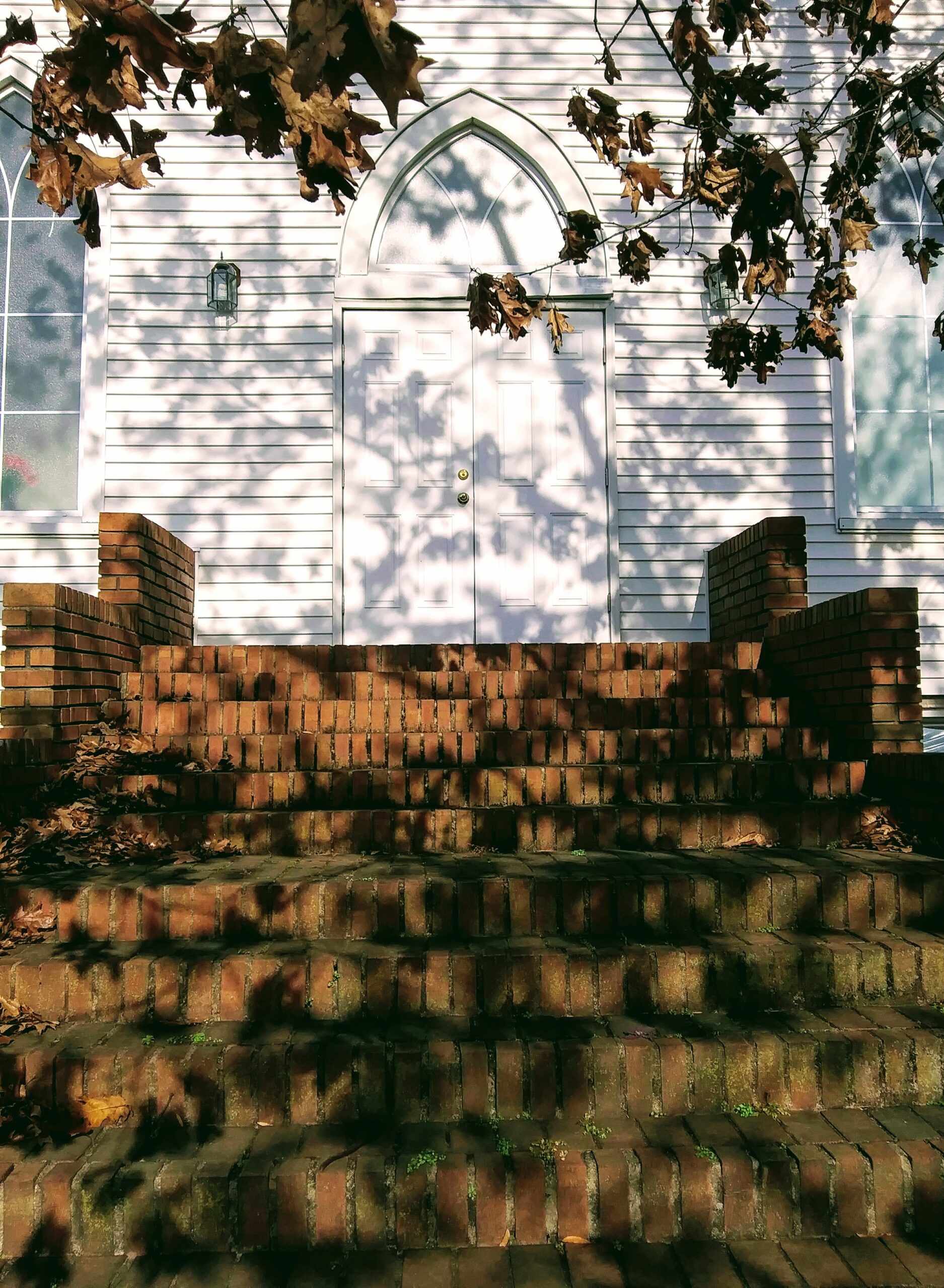 Red Brick Steps of Herndon Church