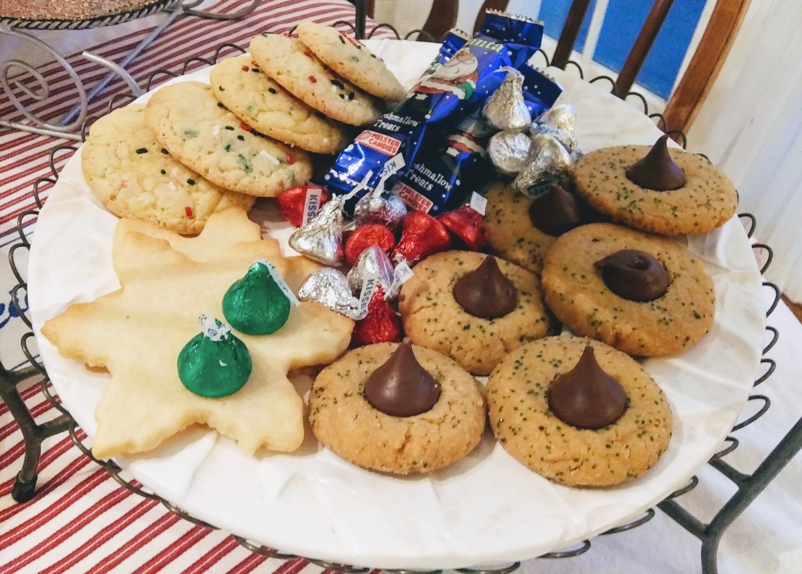 Christmas Cookie Display