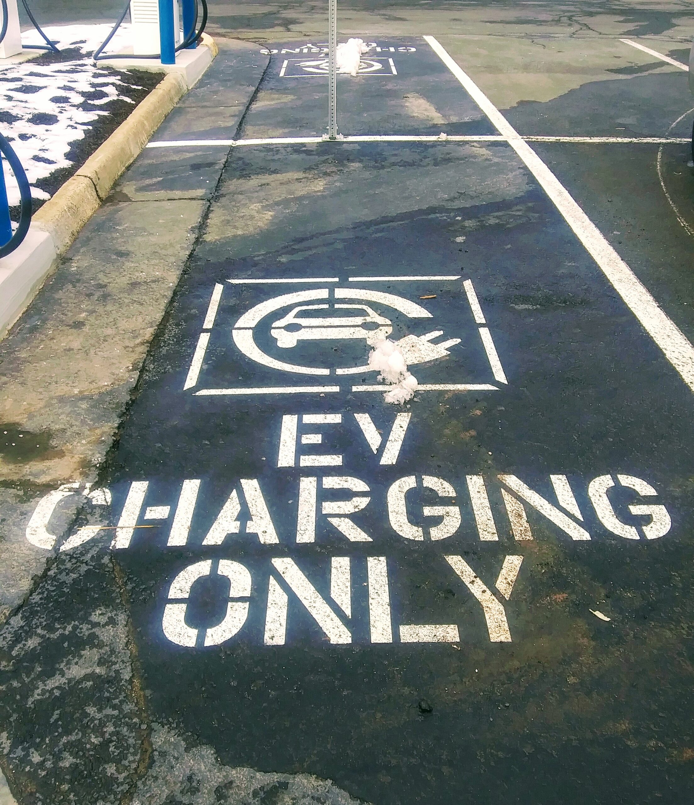 EV Reserved Parking Spot