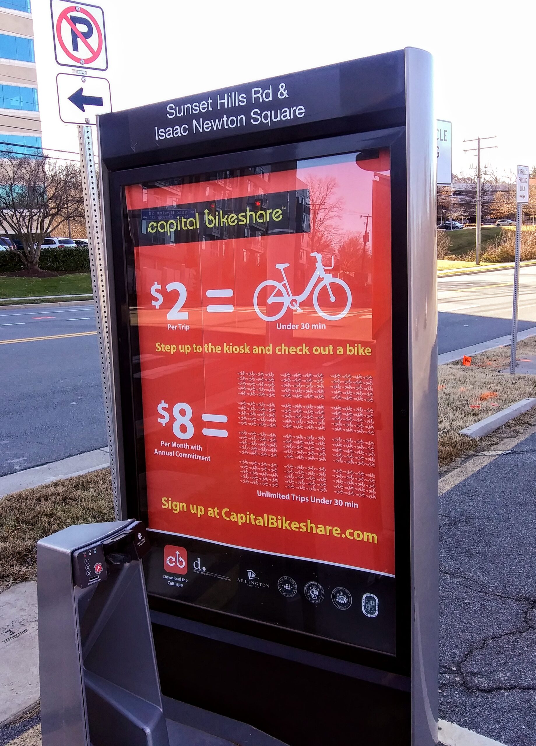 Sign Posting Bike Sharing Rates