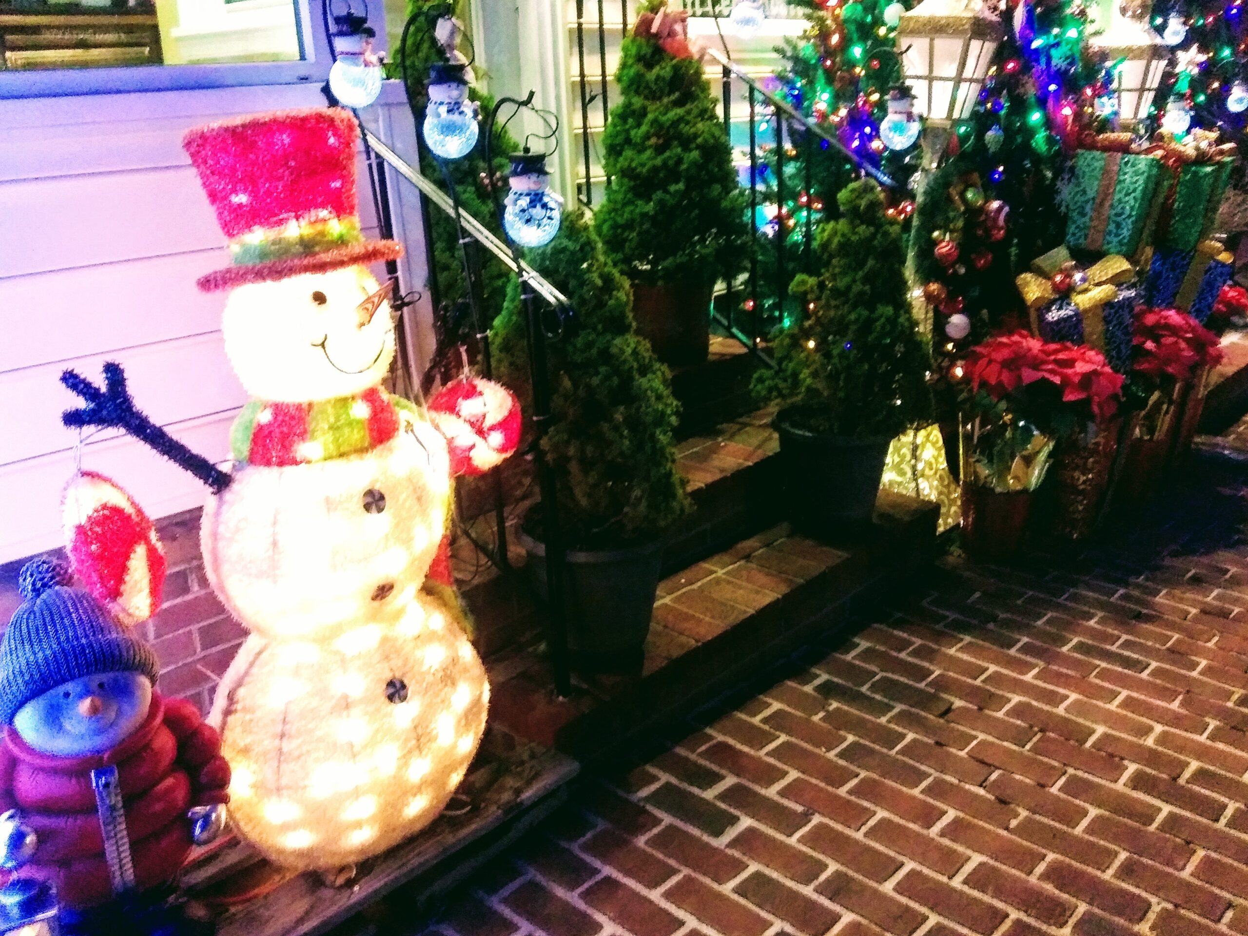 Snowman Light Display