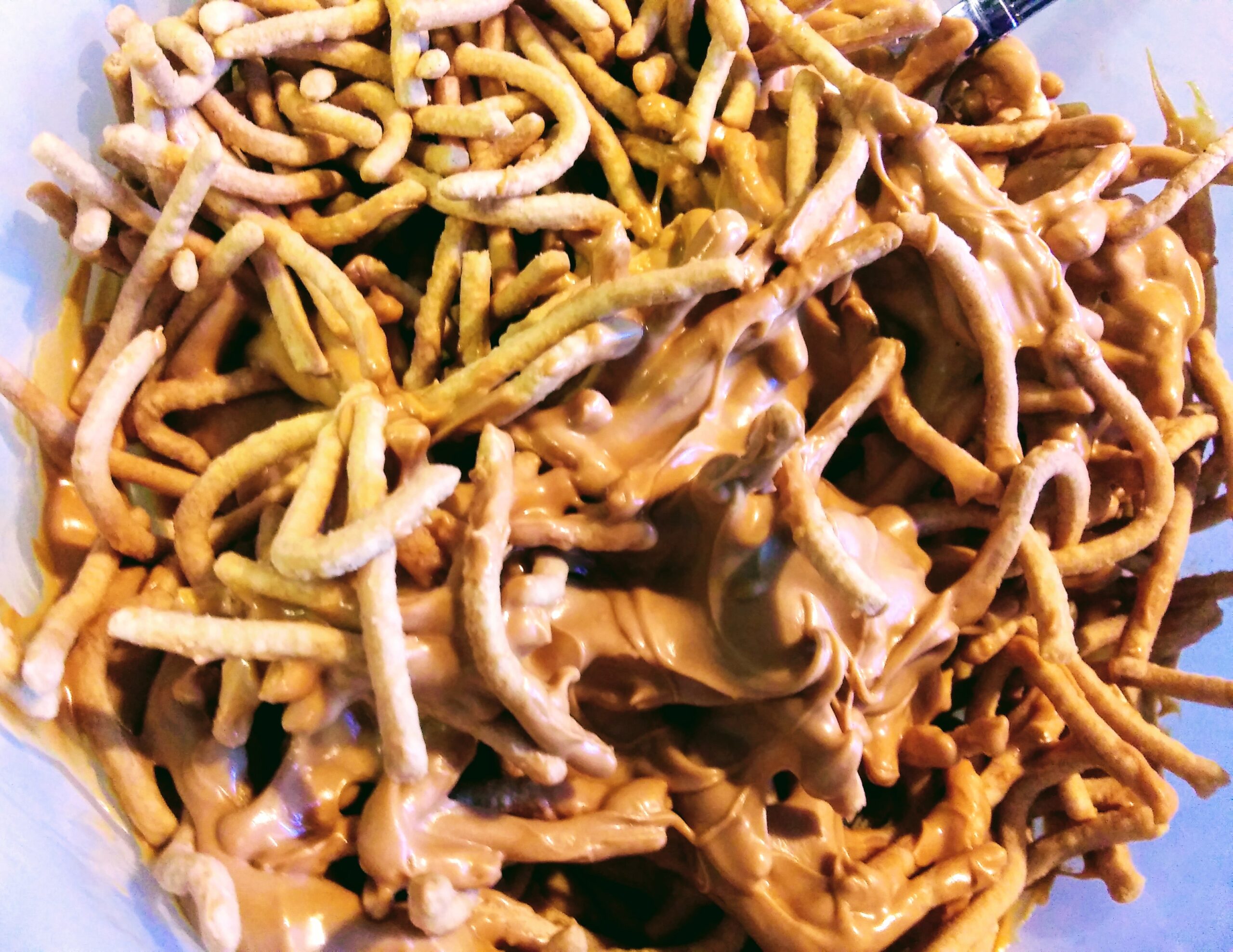 Butterscotch Baking Chips and Chow Mein Noodles