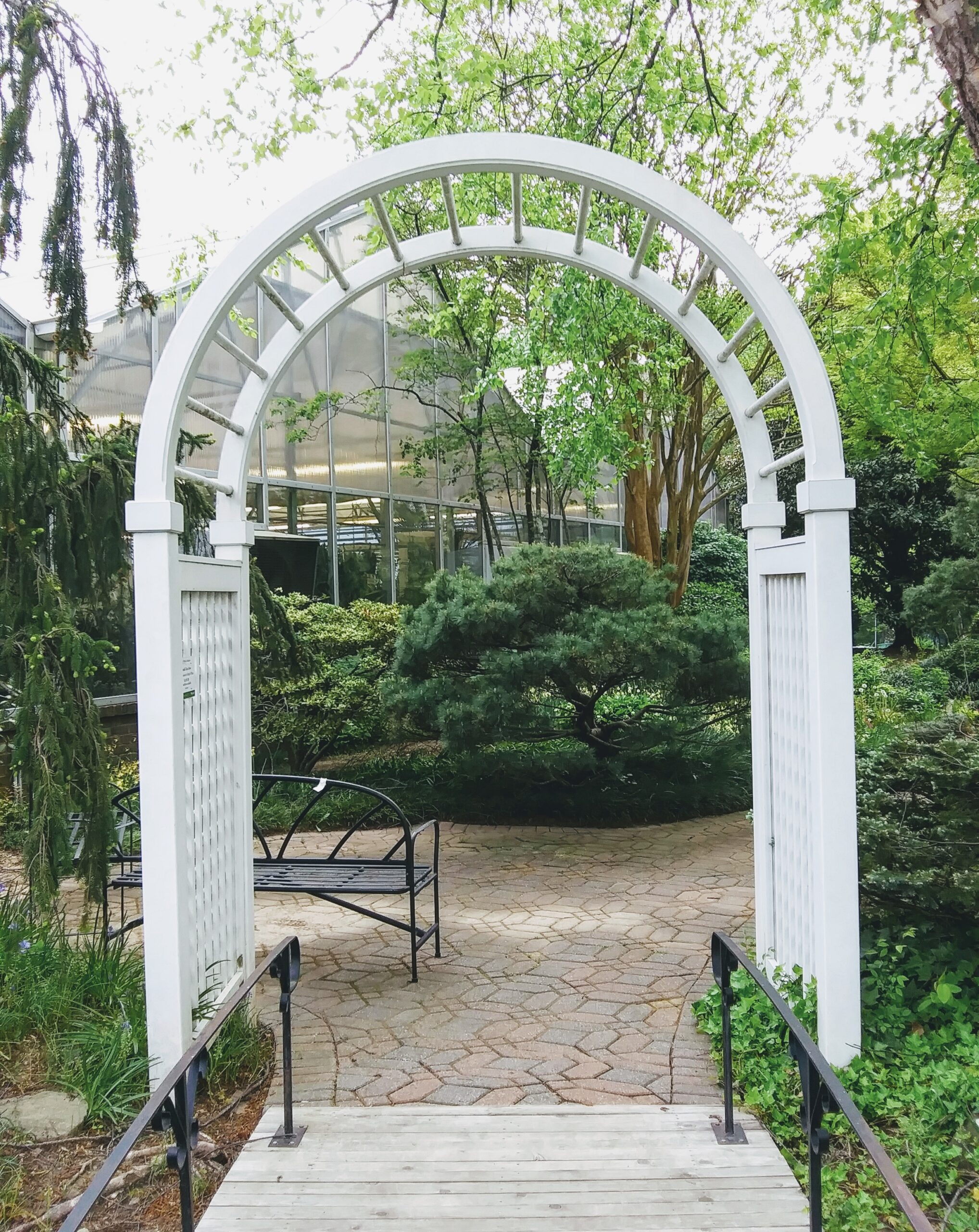 White Garden Arch