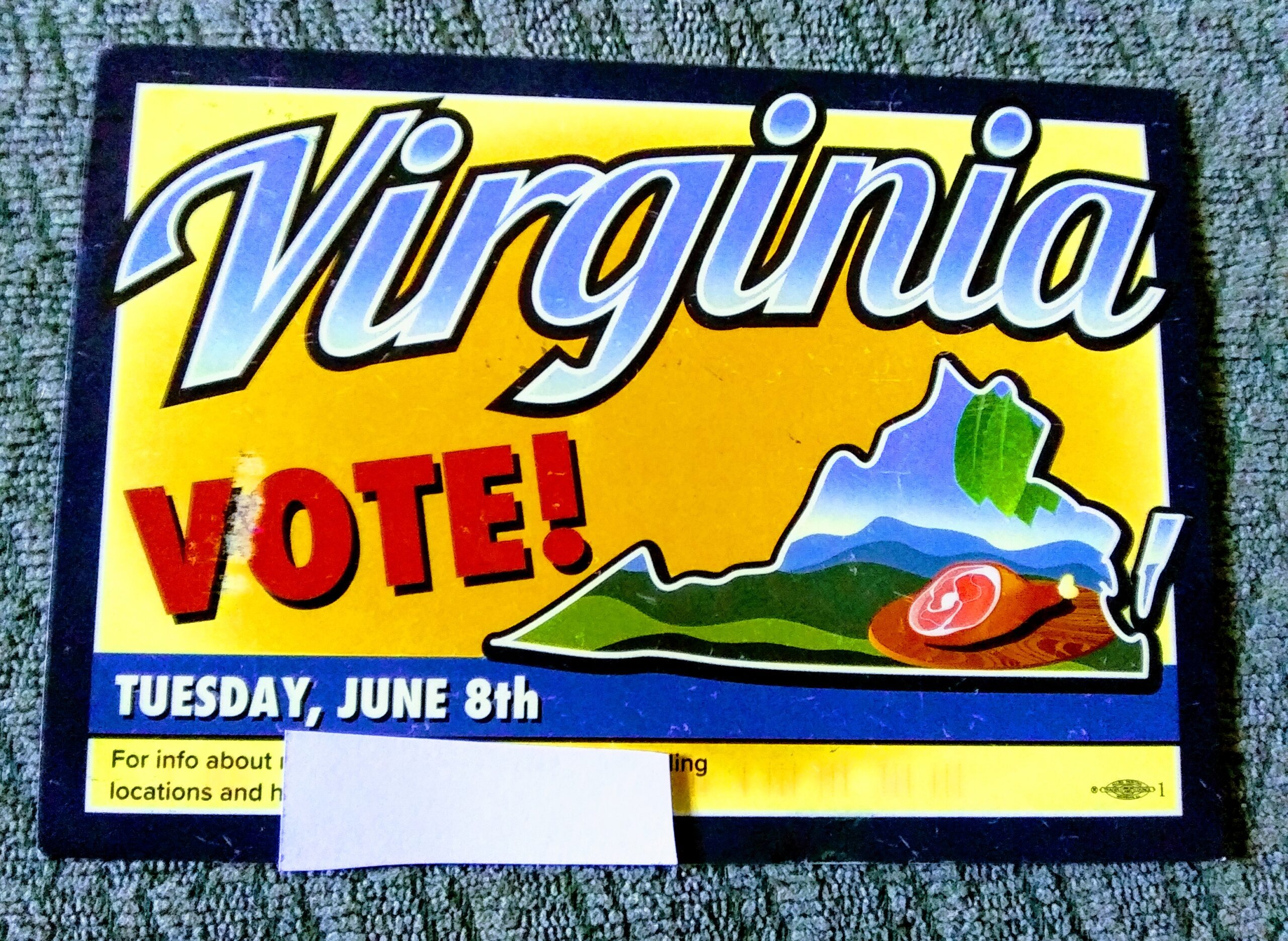 VA Vote Post Card