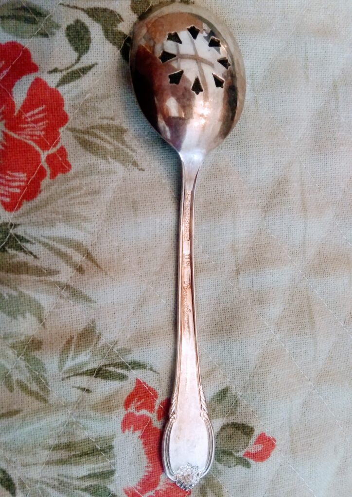 Bonbon and Nut Spoon with Holes