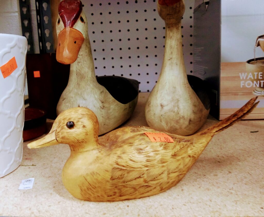 Jack Moyer Carve Duck Figure