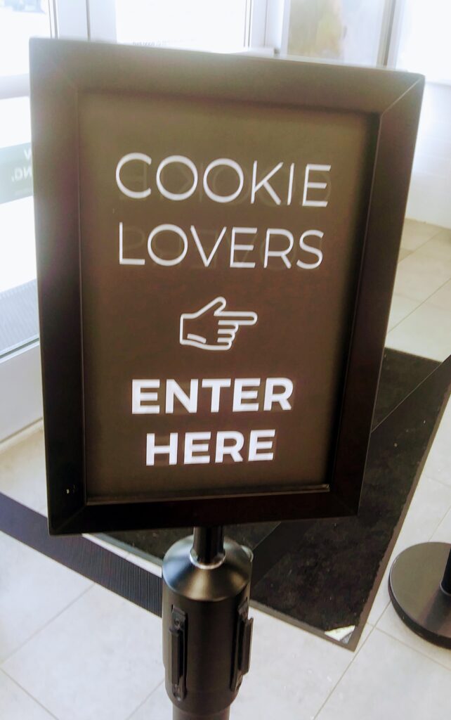 Cookie Store Sign