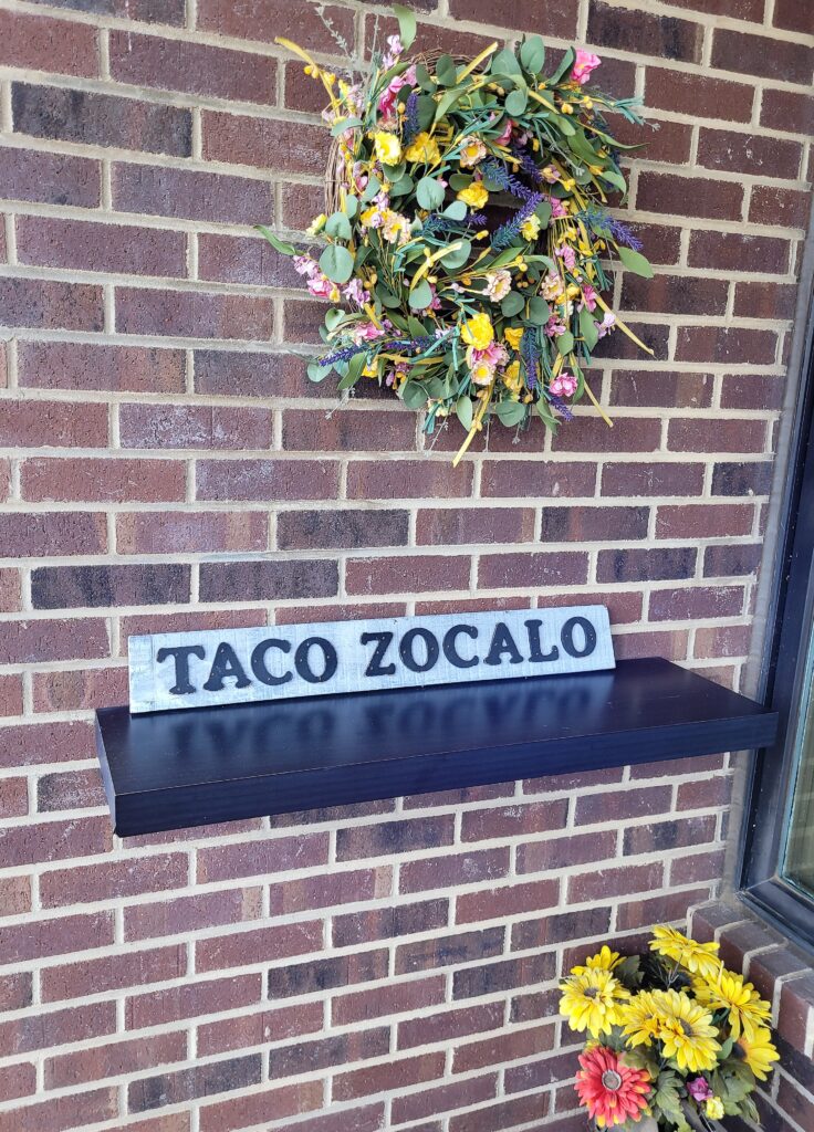 Taco Zocalo Sign