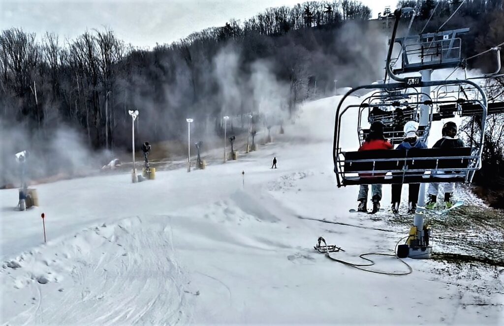 Liberty Ski Resort with Snow Guns