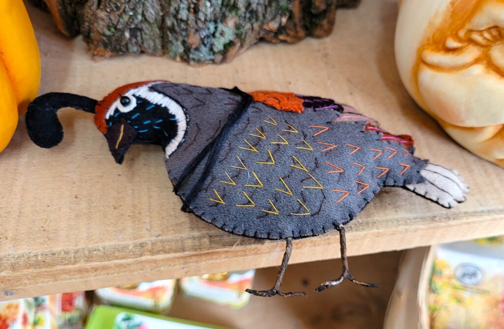 California Quail Ornament