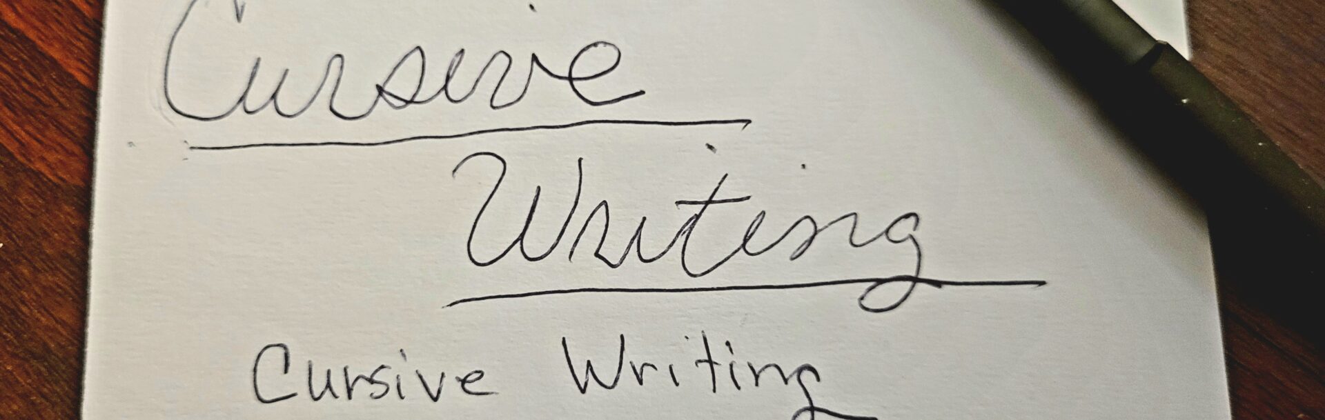 Cursive Writing