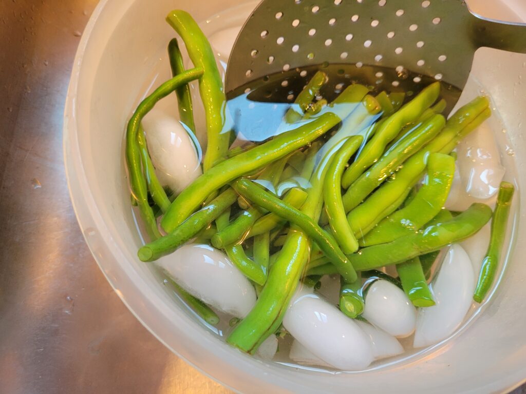 Blanching Green Beans