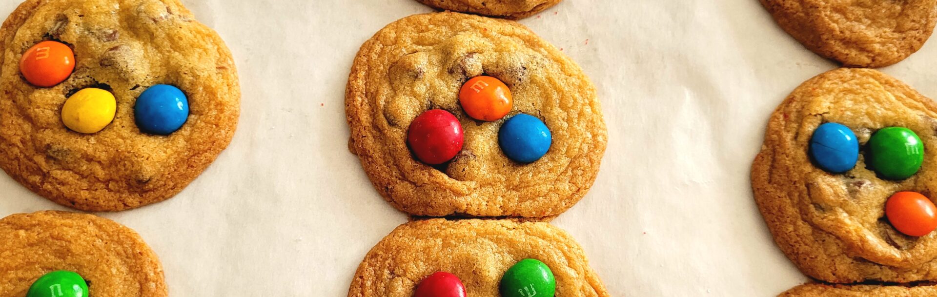 Non-Melting M&M's Cookies