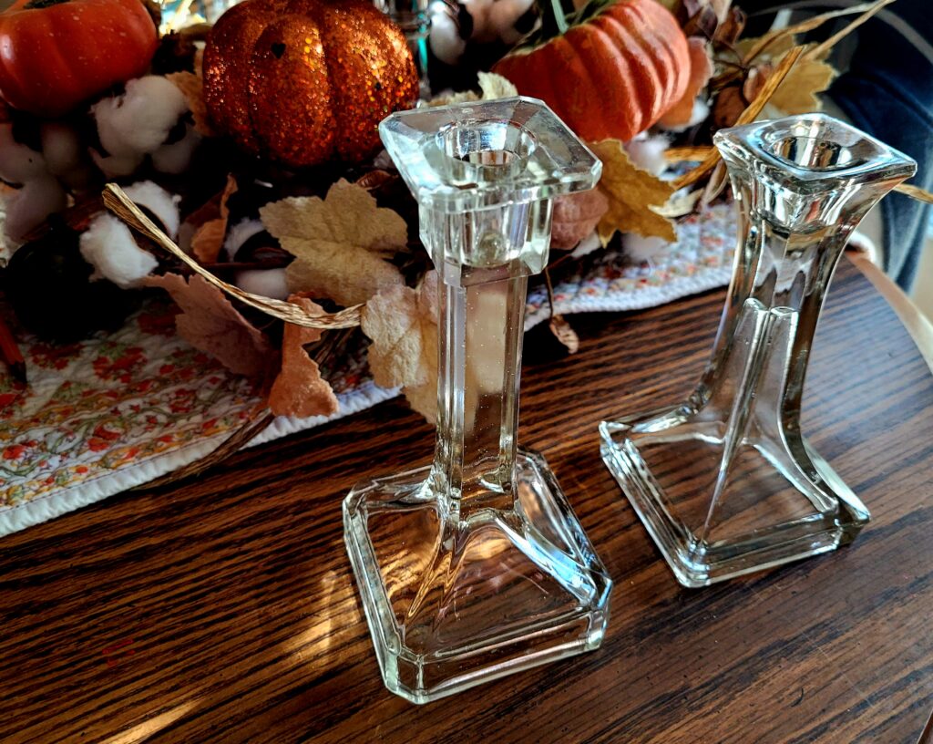 Two Vintage Candlesticks